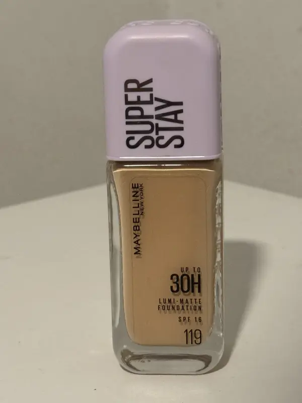 Base Líquida Super Stay Lumi Matte 119 35 ml Maybelline 30h.