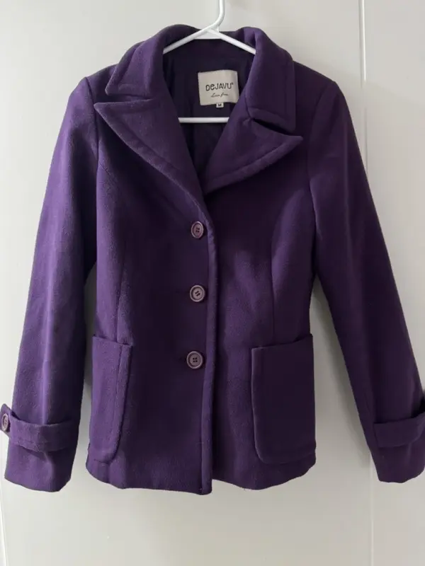 Abrigo morado talla S/M