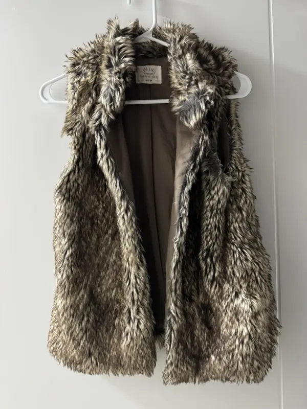 Chaleco de piel zara talla S/M