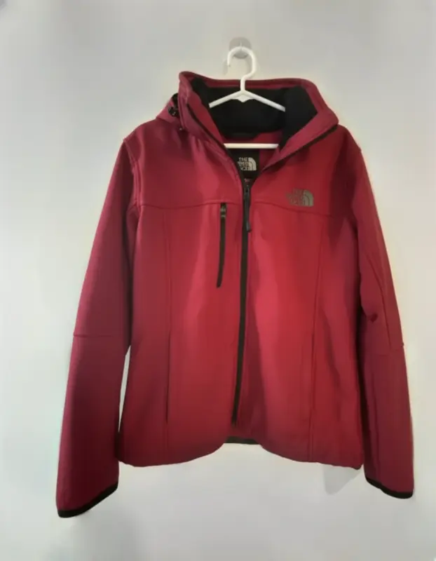 Casaca deportiva the north face polar rojo talla M