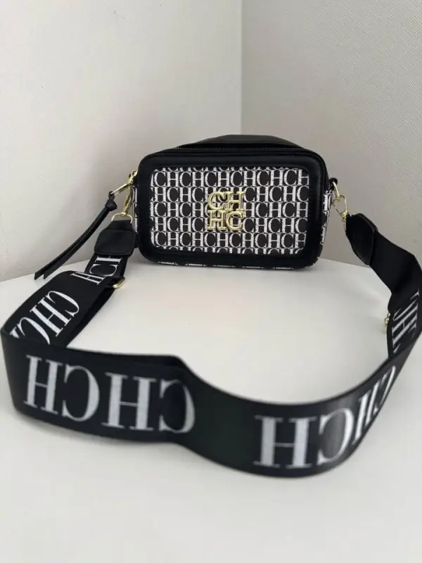 Cartera crossbody carolina herrera negro