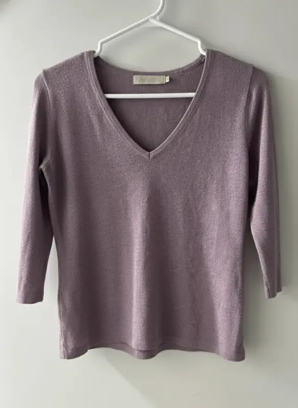 Chompa rosada michelle belau talla M